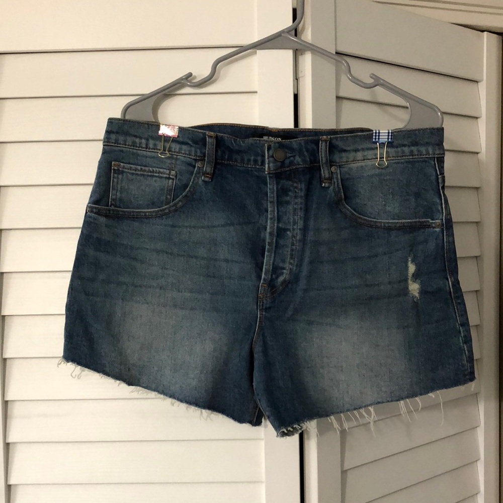 Hudson Distressed Cut-off Denim Shorts size 29